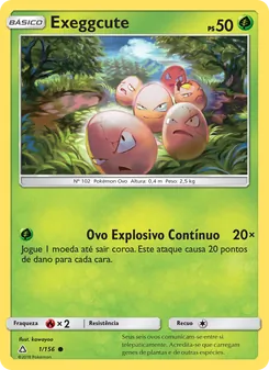 Exeggcute — Ultra Prisma (1/156) Exeggcute — Ultra Prisma (1/156)