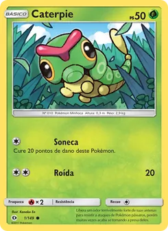 Caterpie — Sol e Lua (1/149)