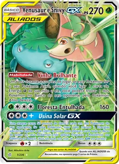 Venusaur e Snivy GX — Eclipse Cósmico (1/236)